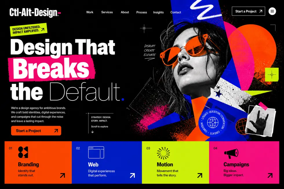 Ctl-Alt-Design website preview